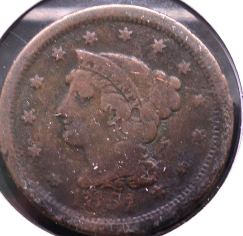 1851 LARGE CENT VG