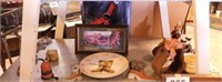 Cowboy themed items: Stirrup art - Boot clock &
