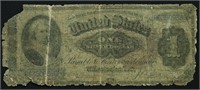 WORST EVER 1891 SILVER CERTIFICATE
