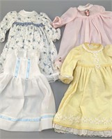 Steiff by Gotz doll clothes - dresses/nightgowns