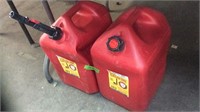 TWO 6 GAL GAS CANS