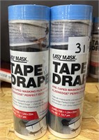 Easy Mask, Tape Drape, 3.94'x72', 2ct