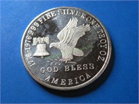 1 oz Tri State Mint Bicentennial Silver Round