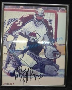 Signed picture Patrick Roy