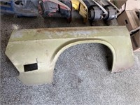 1967 Mercury Cougar LH front fender has damage