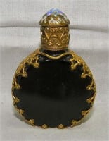 Antique Cobalt Glass Miniature Perfume Bottle