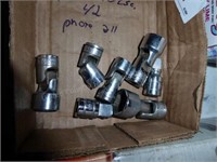 Snap-on 3/8" drive Flex 6 pt. misc. sockets