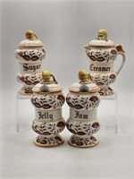 BRAUNWARE VINTAGE MINIATURE CANISTER SET