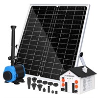 Solar Fountain Pump Kit 6000mAh Battery,30W Solar