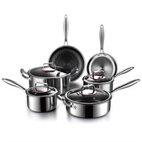 Hybrid Pots and Pans set non stick,10 pcs