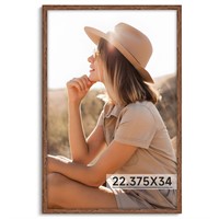 22.375 x 34 Poster Frame, Light Walnut, Single,