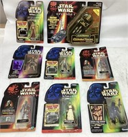 (8) STAR WARS ACTION FIGURES, NIB