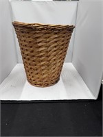 wooden woven plant basket