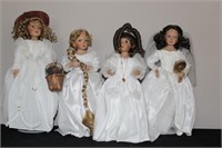 Lot of Dolls in Wedding Dresses (4)