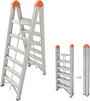 Aluminum Ladder, Foldable Twin Front Ladder, Colla