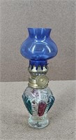 Mini Stained Glass Oil Lamp
