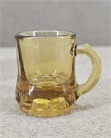 Amber Mini Beer Mug Shot Glass