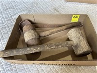 Wooden Mallets & Iron Ladel