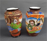 Pair of Japanese Satsuma Vases #4