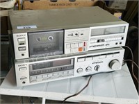 Sony Receiver & tape deck