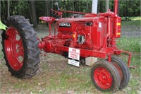 RESTORED 1938 MCCORMICK DEERING FARMALL TRACTOR