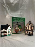 Stained Glass Collectable Houses