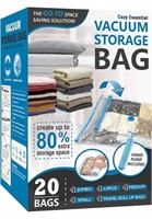 20 Pack Vacuum Storage Bags, Space Saver Bags 4