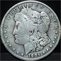 1904 Morgan Silver Dollar