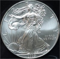 2009 1oz Silver Eagle Gem BU