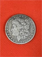 1890 O Morgan Silver dollar