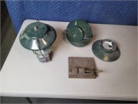 Coleman Lantern Parts and Small Vise
