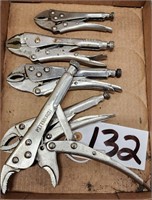 (5) Vise Grip style Pliers