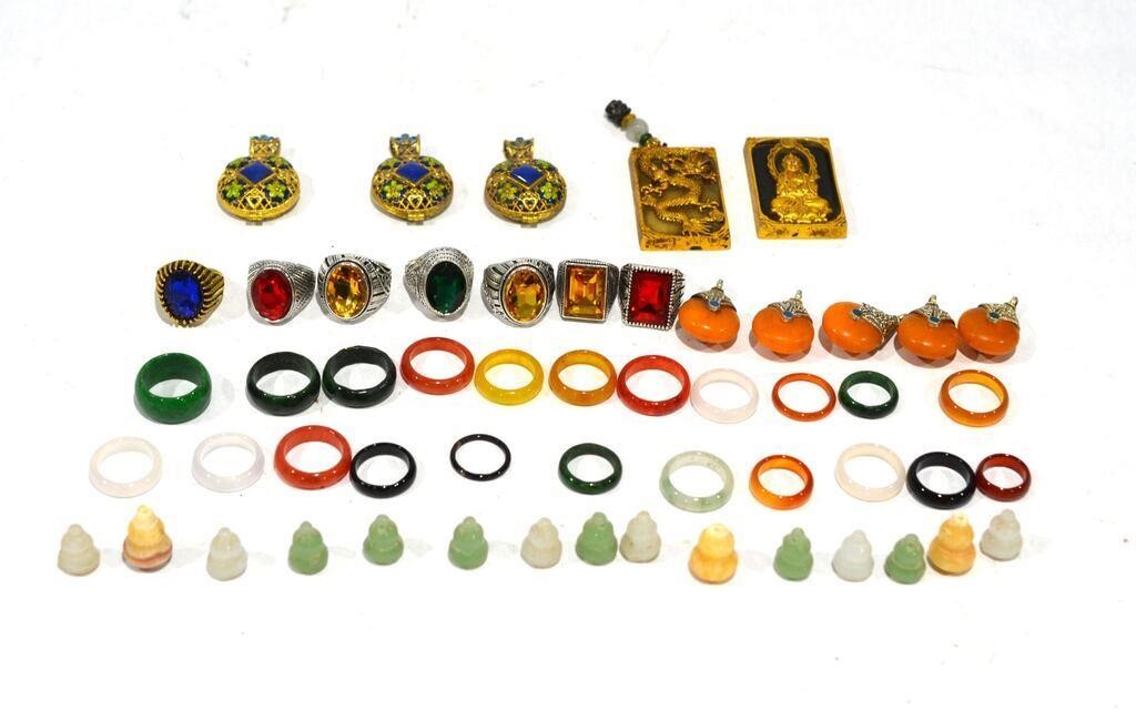 Large Group of Chinese Custom Jewelry