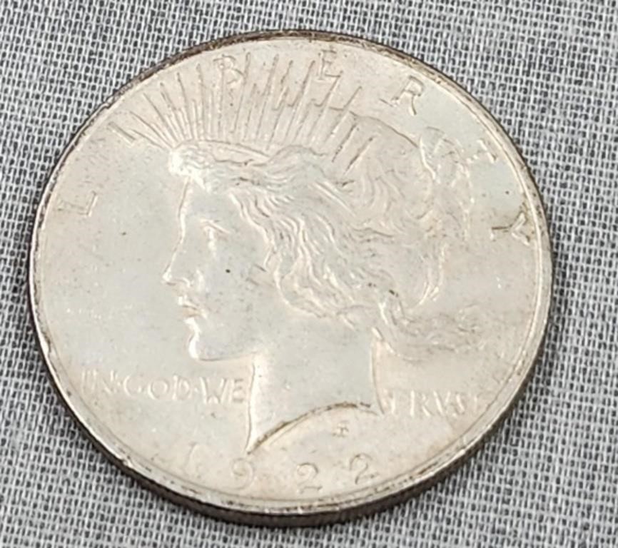 1922 Peace Silver Dollar