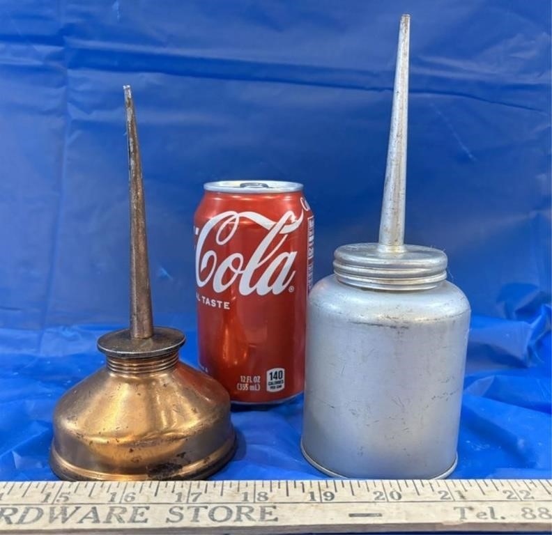 WW! 2 Vintage Oil Cans