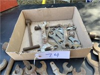 ANTIQUE WRENCHES & MISC TOOLS