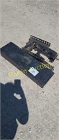 tractor tool box with mount brackets