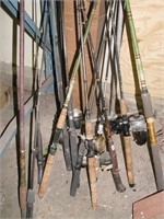 Misc lot of Fishing poles