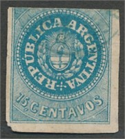 ARGENTINA #7 USED AVE-FINE