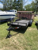 1415) 6'x18' trailer w/ dovetail, elec. brakes