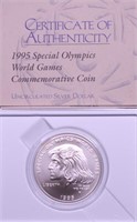 SPECIAL OLYMPIC SILVER DOLLAR