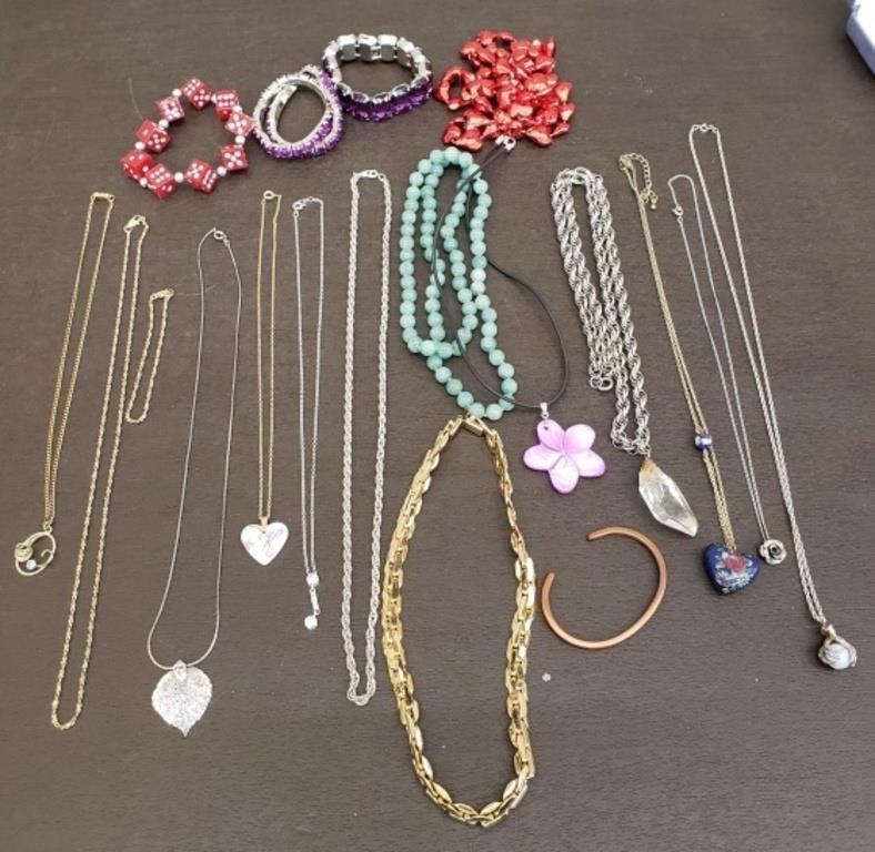 Lot of Fashion Necklaces & Bracelets