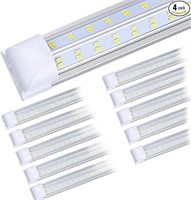 (10-Pack) 8ft LED Shop Light Fixture, 100W T8