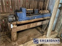 4' CONCRETE FRAME LATHE (UNMARKED)