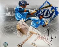 Rays Wander Franco Signed 8x10 with COA