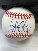 Aaron Laffey Signed Baseball with COA