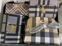 (3) Reproduction Burberry Purses with Wallet