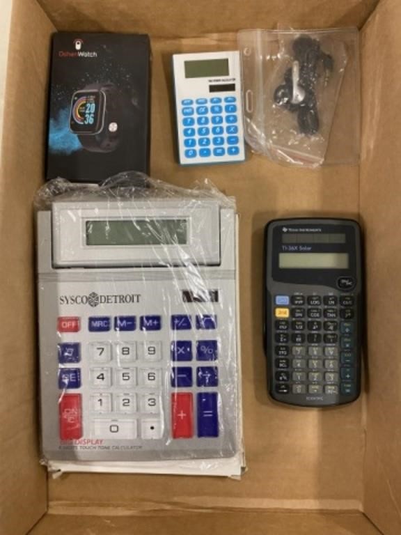 Miscellaneous electronics-calculators