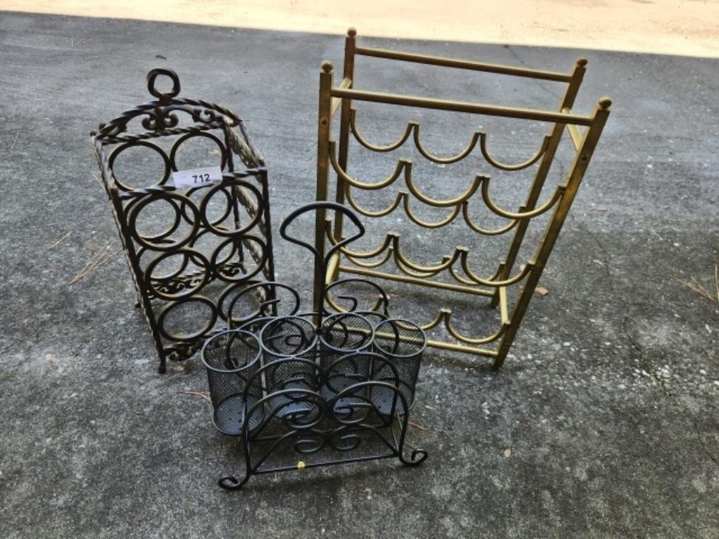 ASSORTED WINE RACKS