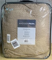Madison Park Khaki 3-Piece King Quilt Set